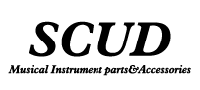 SCUD　アーチトップギター用ブリッジ　F-2804　エボニー材　ゴールド